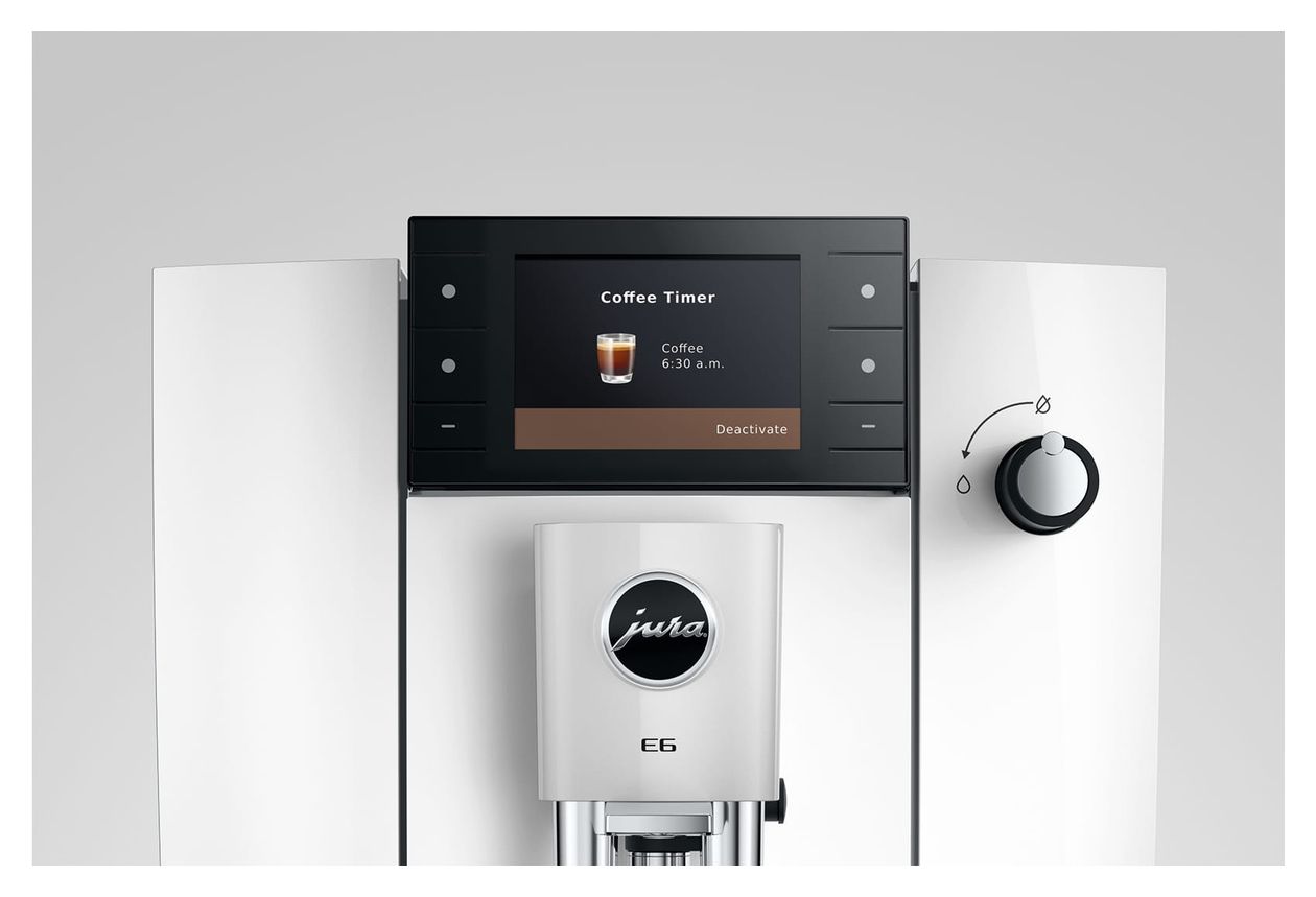 E6 Kaffeevollautomat 15 bar 1,9 l AutoClean (Piano White (ED)) 