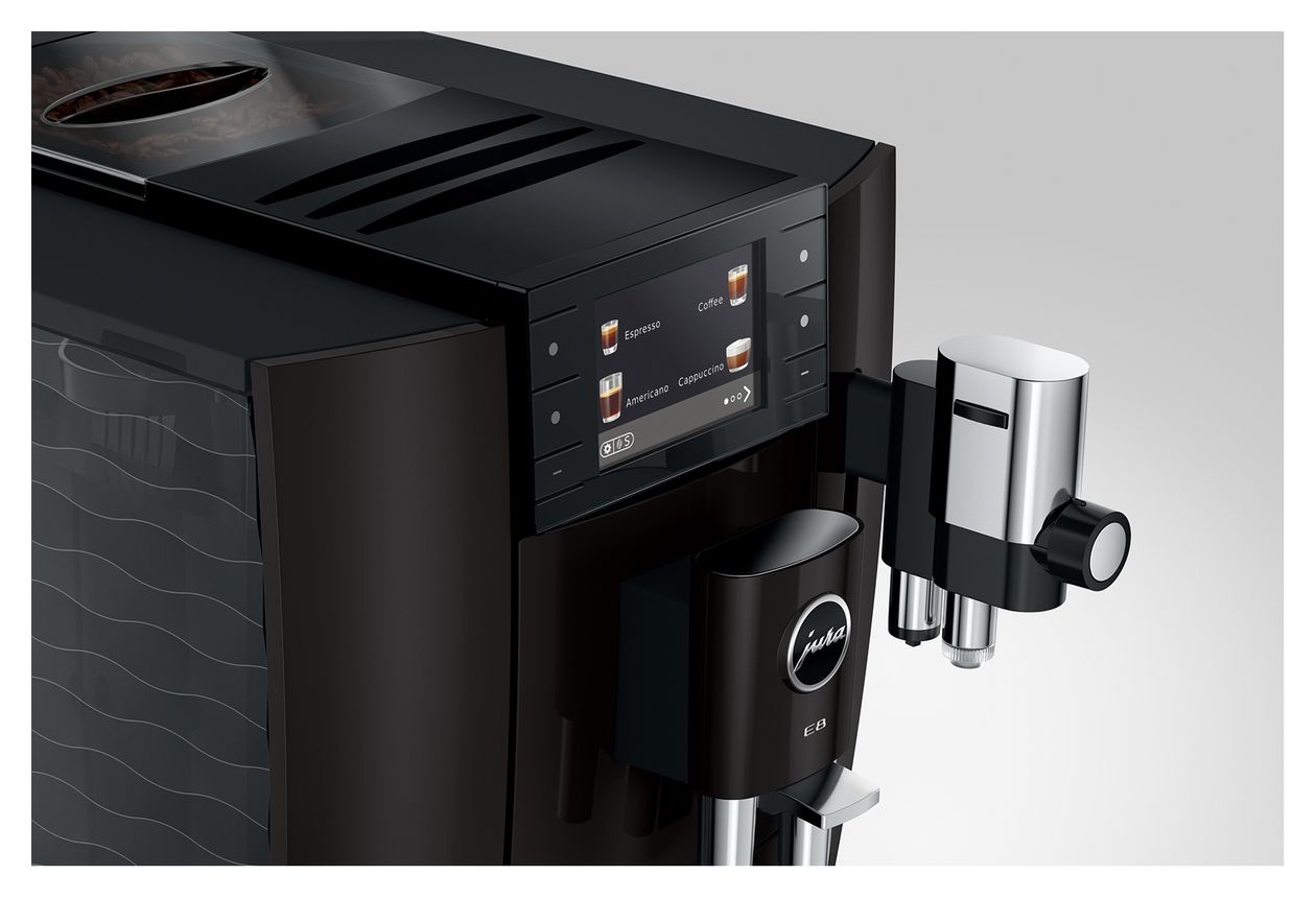 E8 Kaffeevollautomat 15 bar 1,9 l AutoClean  (Schwarz) 