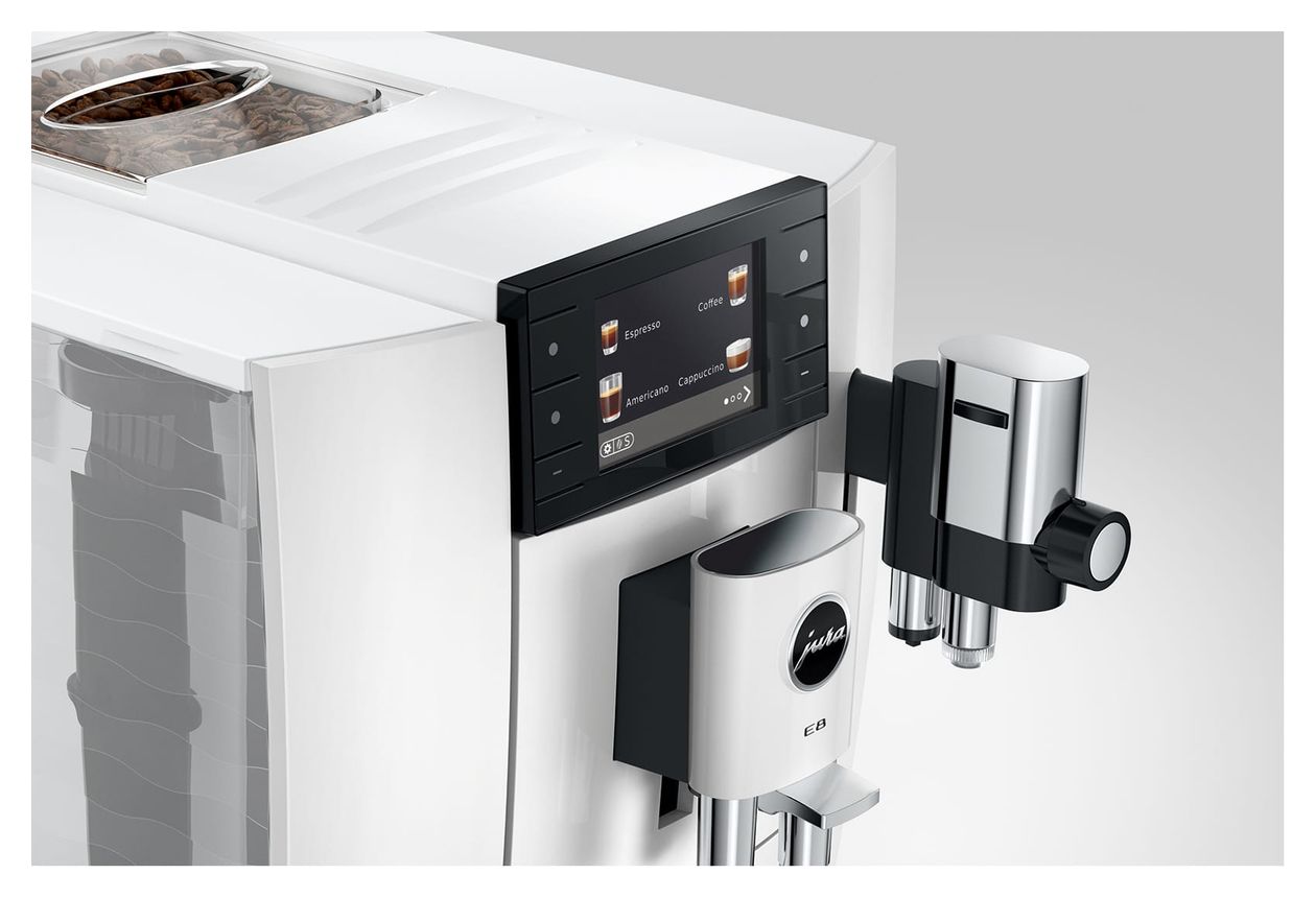 E8 Kaffeevollautomat 15 bar 1,9 l AutoClean  (Weiß) 