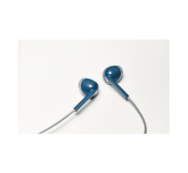 HA-F19M-AH In-Ear Kopfhörer Kabelgebunden  (Blau, Grau) 