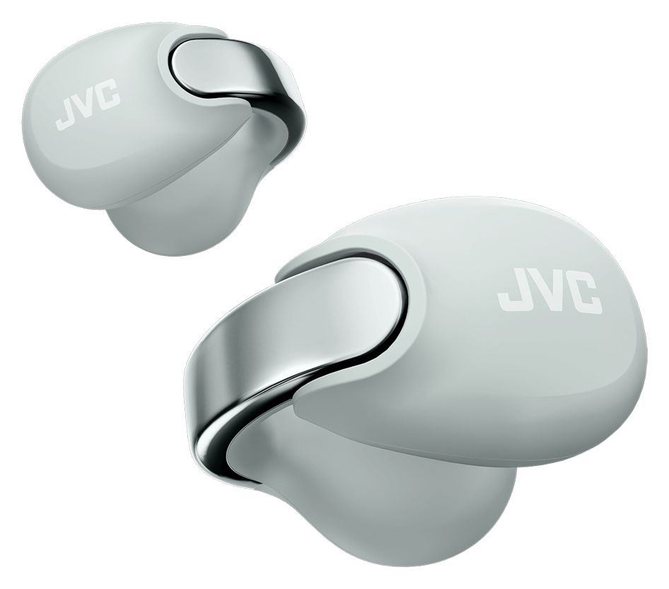 HA-NP1T In-Ear Bluetooth Kopfhörer Kabellos TWS IPX4 USB Typ-C  (Grau, Silber) 