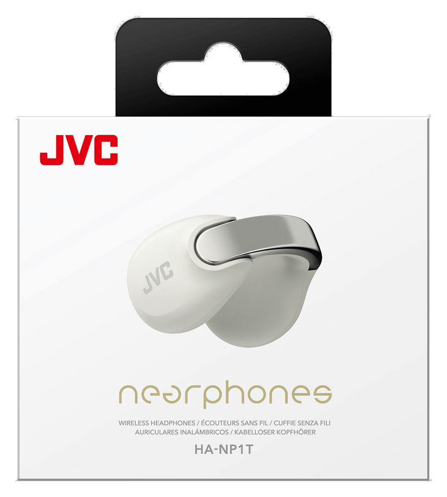 HA-NP1T In-Ear Bluetooth Kopfhörer Kabellos TWS IPX4 USB Typ-C  (Silber, Weiß) 