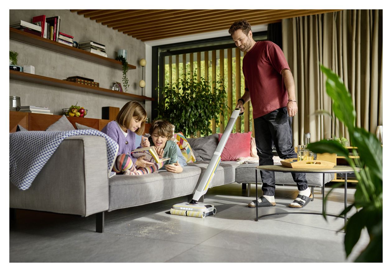 FC8 Smart Signature Line Naß-/Trockensauger bis 60 min Laufzeit für bis zu  230 m² Reinigungsfläche 2,85 Ah bis 0,4 l Schmutzwasser 
