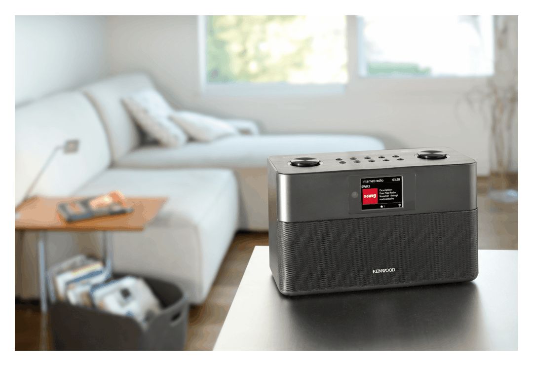 CR-ST100S-B Bluetooth DAB+, FM Radio Internet  (Schwarz) 