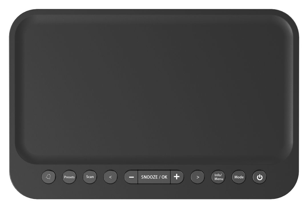 CR-ST40DAB-B Bluetooth DAB+, FM Radio Uhr  (Schwarz) 