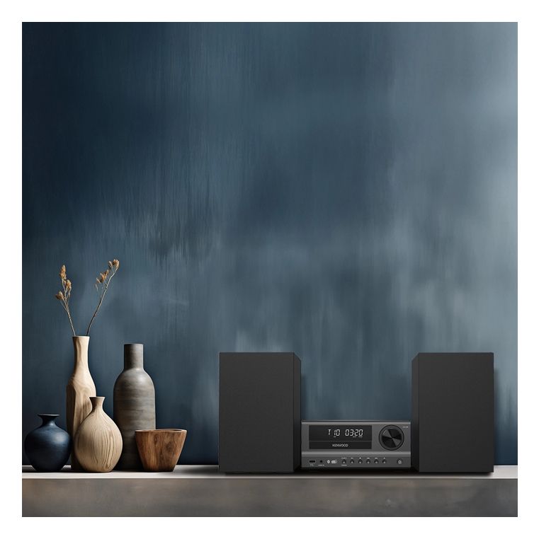 M-750DAB Heim-Audio-Mikrosystem DAB+, FM 80 W Bluetooth  (Schwarz) 