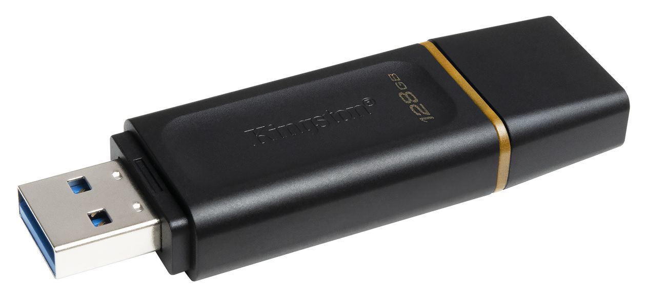 DataTraveler Exodia USB Typ-A Stick 128 GB  (Schwarz, Gelb) 