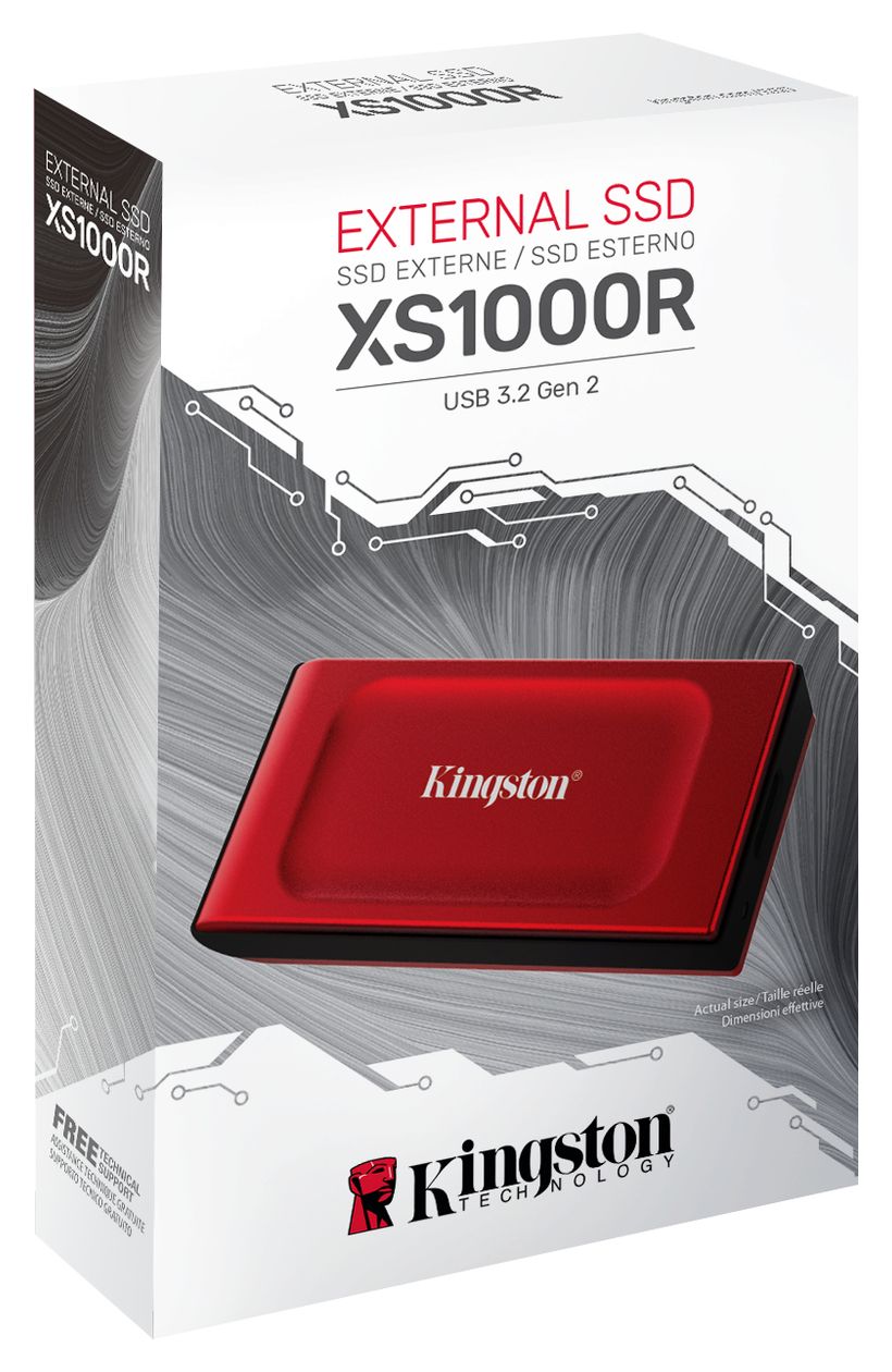 XS1000 1 TB SSD  (Rot) 