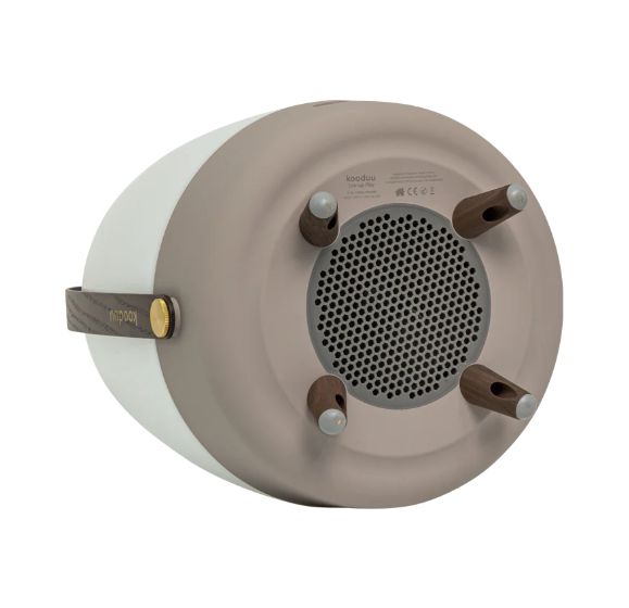 Lite-up Play 2.0 10 W Bluetooth Lautsprecher Laufzeit bis 11 h  (Beige, Weiß, Holz) 