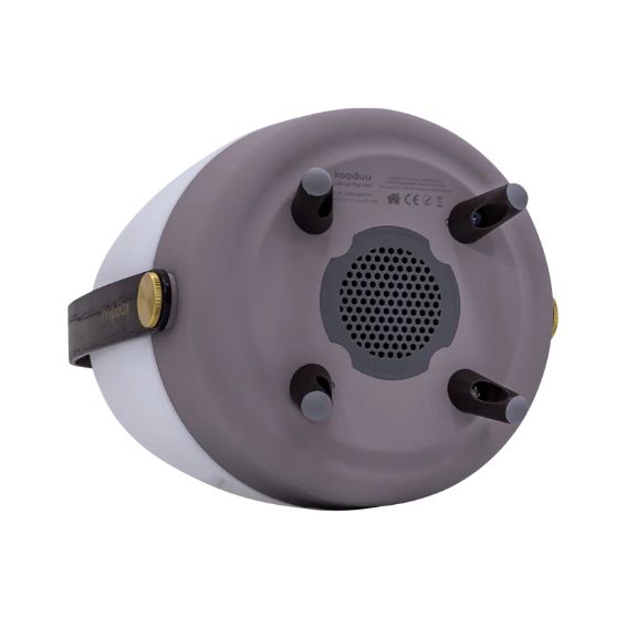 Lite-up Play Mini 8 W Bluetooth Lautsprecher Laufzeit bis 11 h  (Beige, Weiß, Holz) 