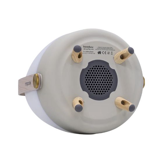 Lite-up Play Mini 8 W Bluetooth Lautsprecher Laufzeit bis 11 h  (Sand, Weiß, Holz) 