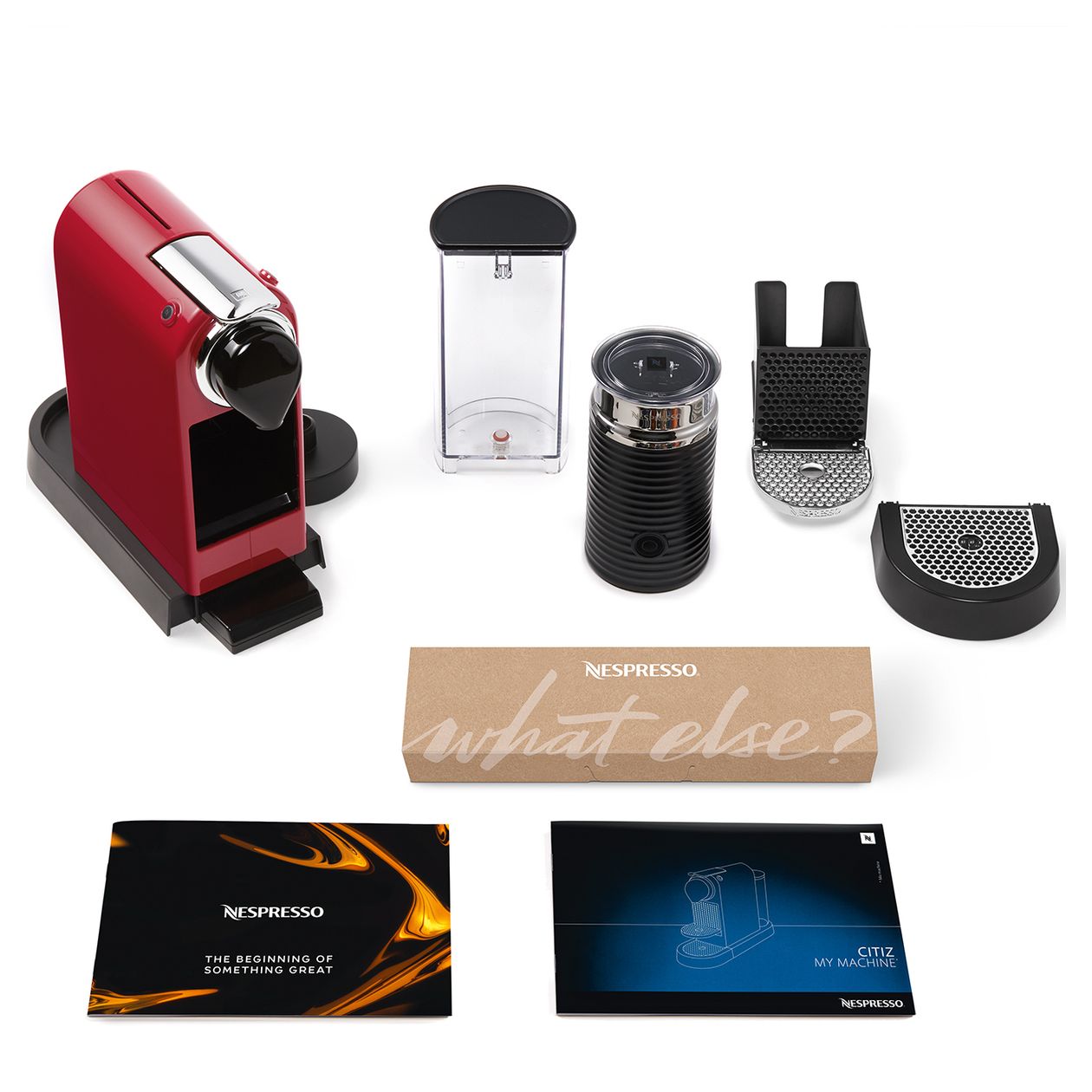 XN7615 CitiZ&Milk Nespresso Kapselmaschine 19 bar 1,0 l  (Rot) 