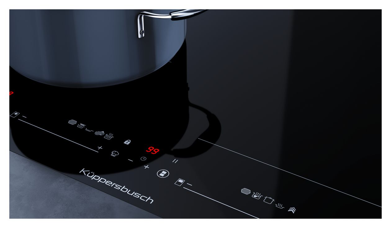 KI6550.0SR 60 cm Induktions Kochfeld/Herdplatte 4 Zone(n) 