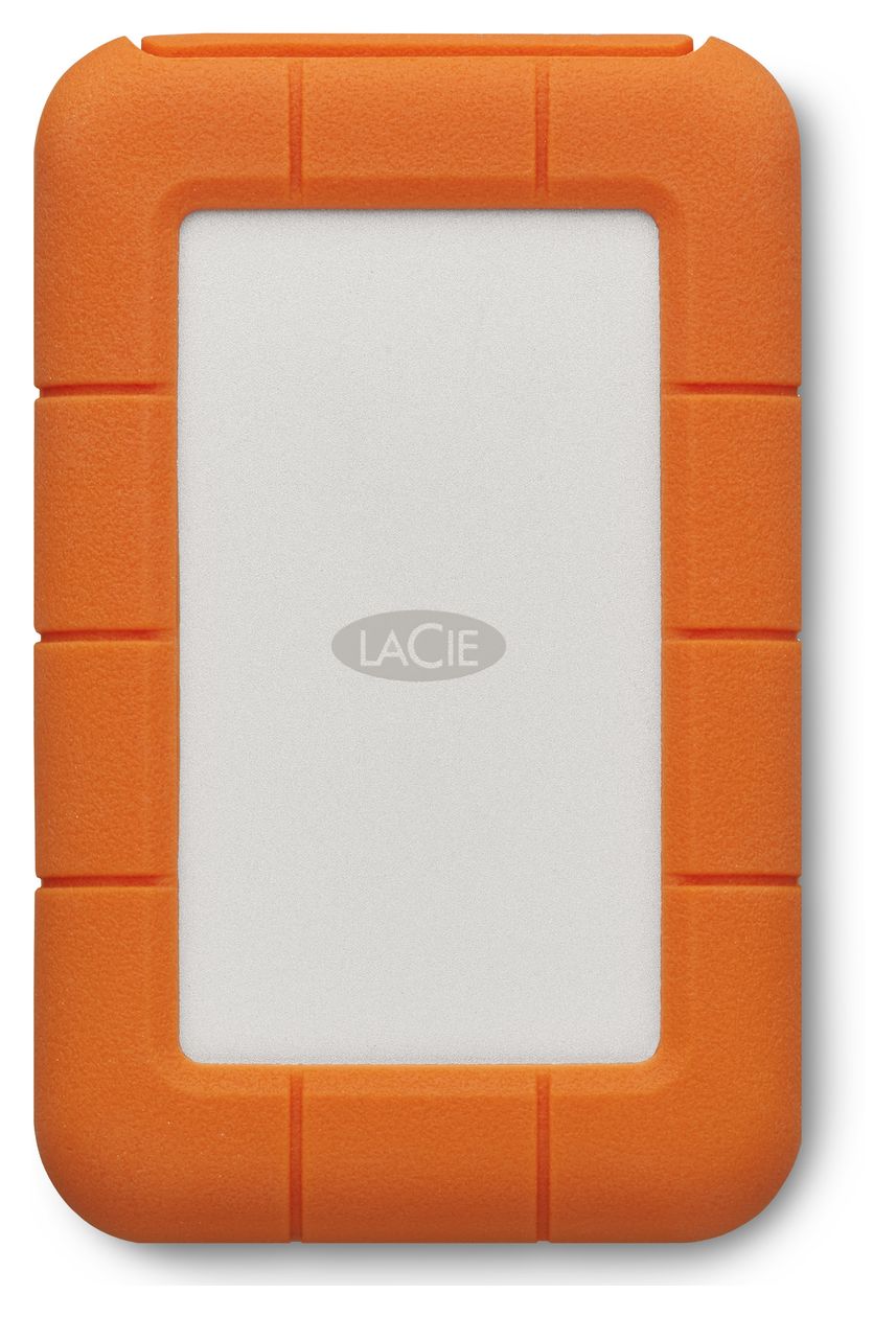 Rugged 5 TB externe Festplatte USB Typ-C  (Grau, Gelb) 