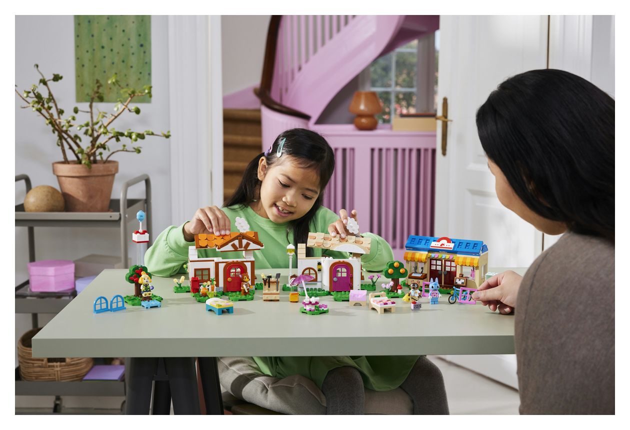 Animal Crossing Nooks Laden und Sophies Haus Bauset 535 Teile  (Mehrfarbig) 