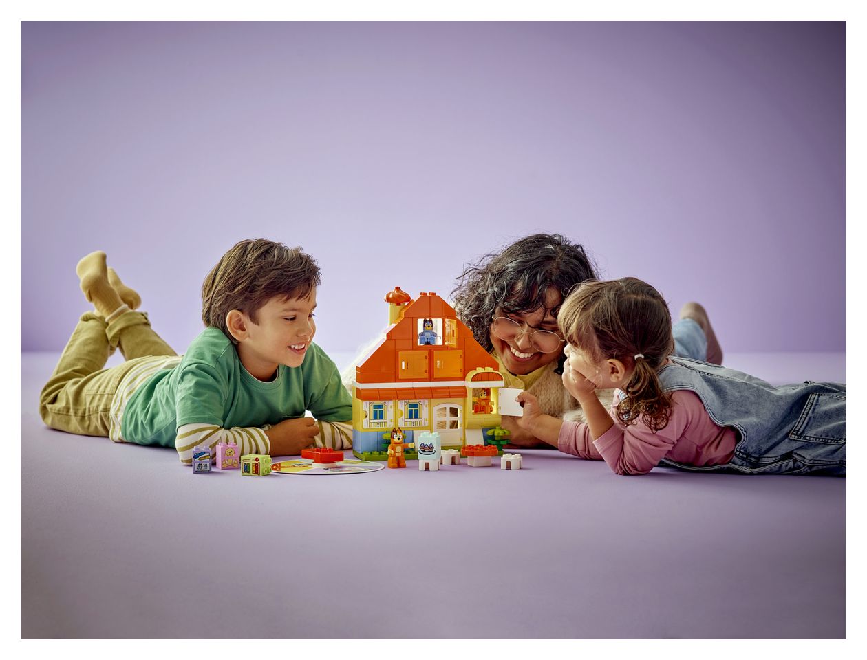Blueys Familienhaus mit Memory-Spiel 