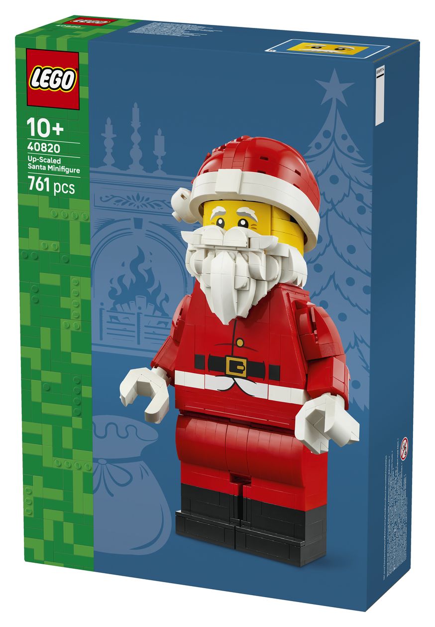 Große Weihnachtsmann-Minifigur 