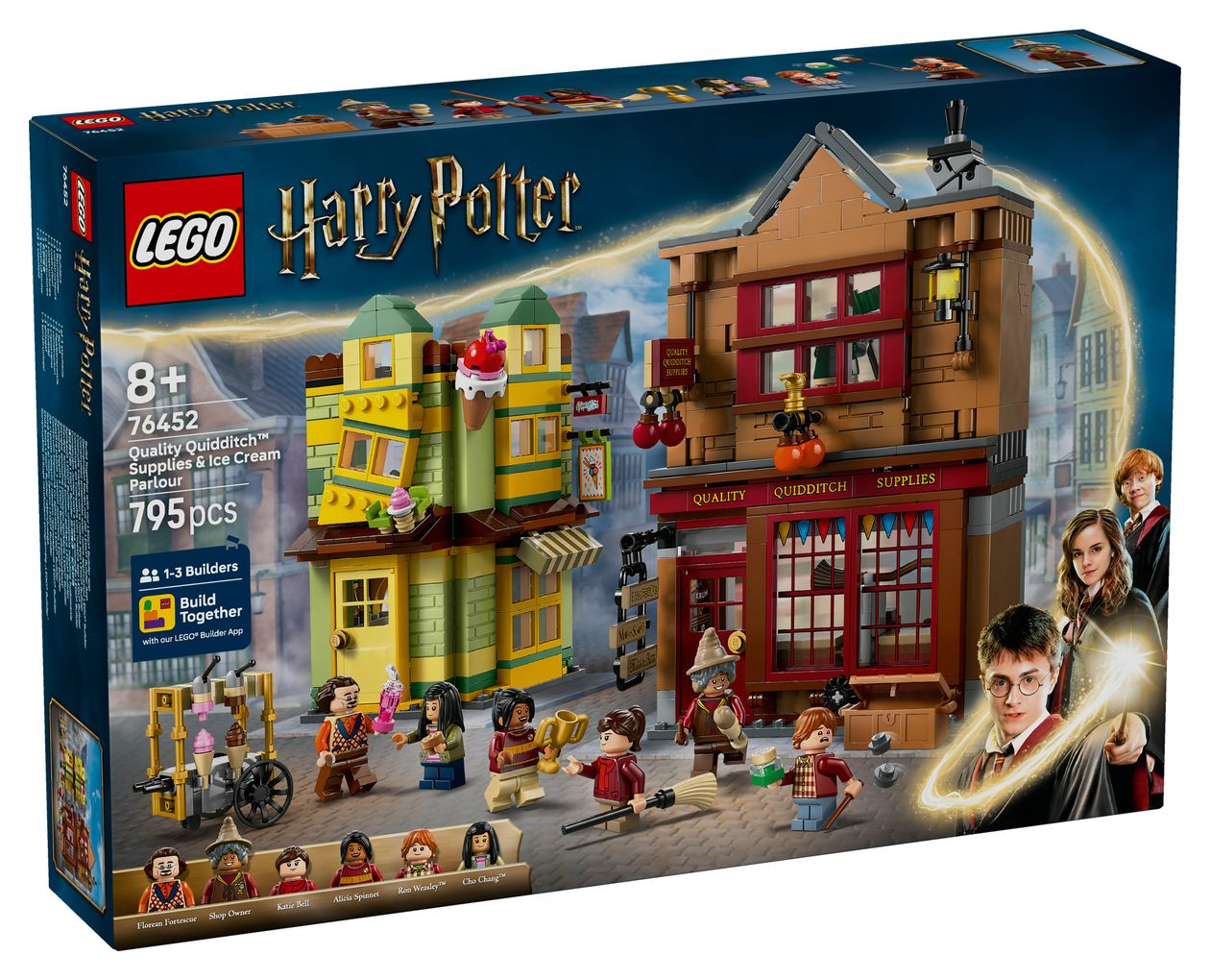 Harry Potter Qualität für Quidditch und Fortescues Eissalon Bauset 795 Teile  (Mehrfarbig) 