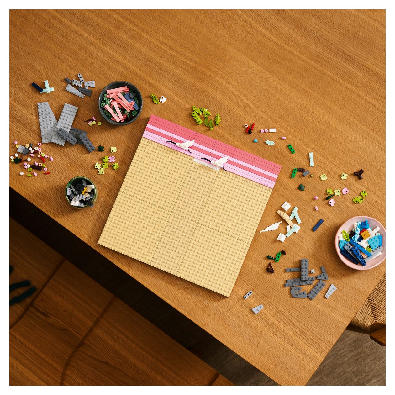 Japanische Kirschblütenlandschaft 