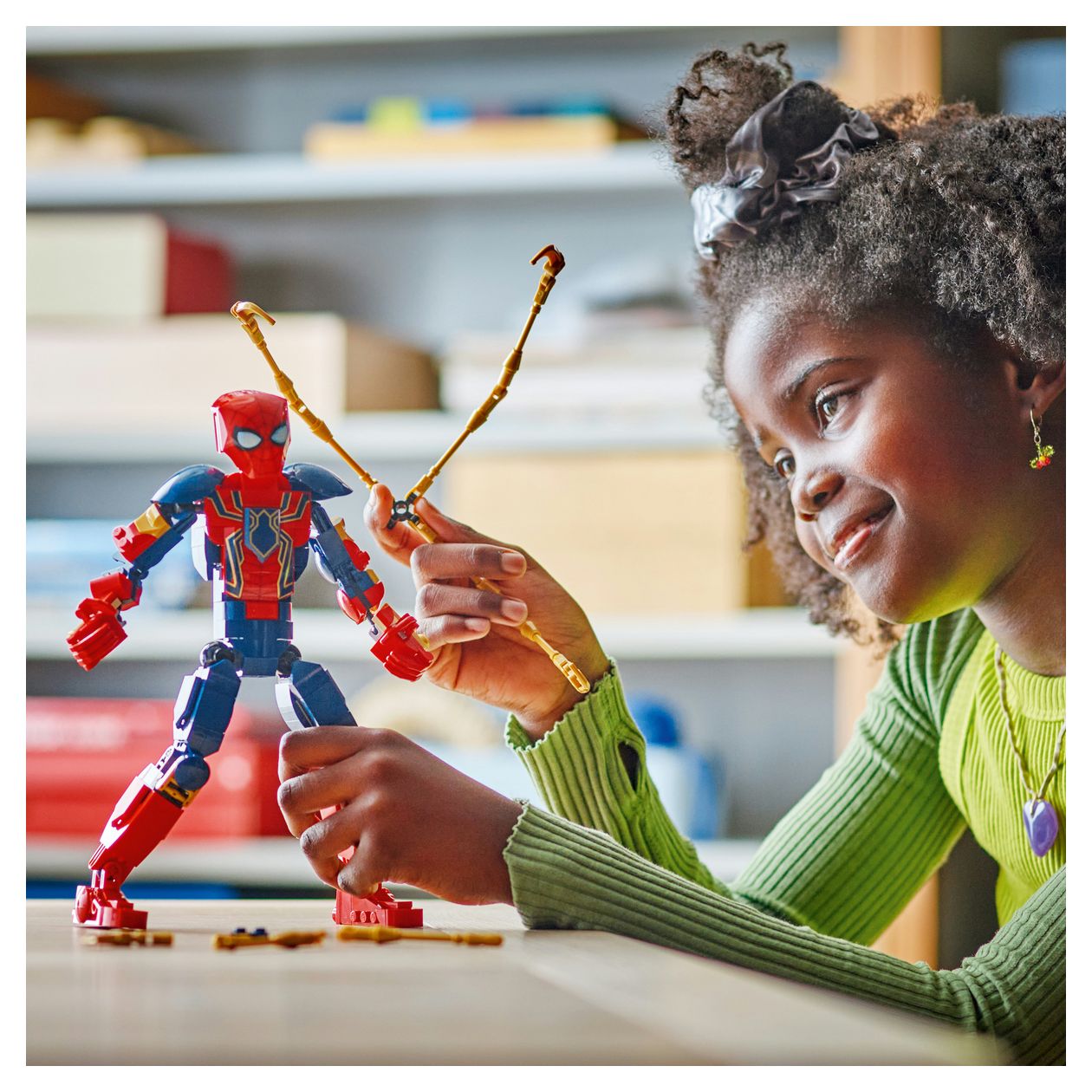 Marvel Iron Spider-Man Baufigur 303 Teile  (Mehrfarbig) 