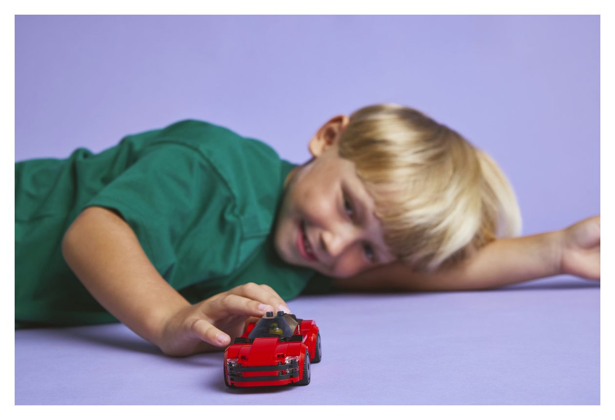 Roter Sportwagen 