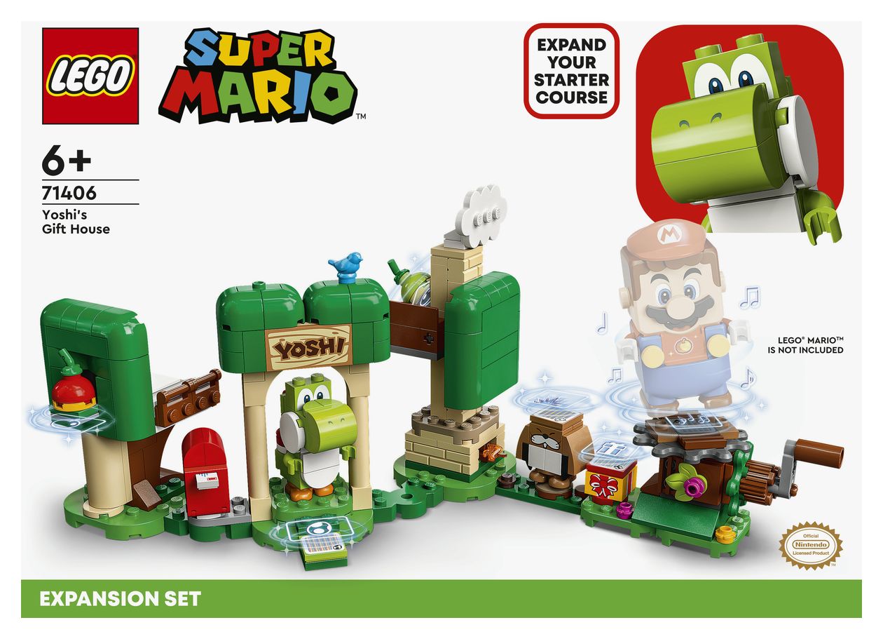 Super Mario Yoshis Geschenkhaus Erweiterungsset 246 Stück(e)  (Mehrfarbig) 
