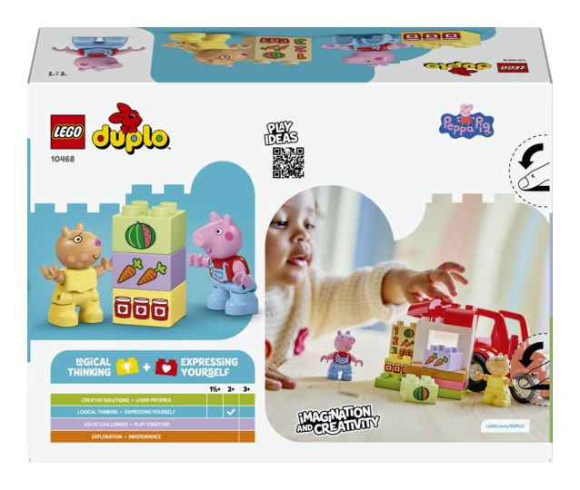 Traktor und Marktstand 