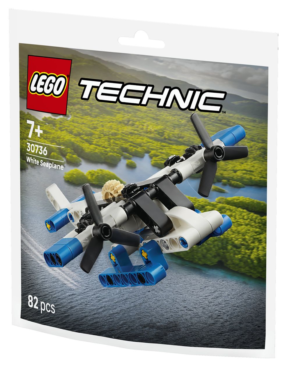 Weißes Wasserflugzeug 
