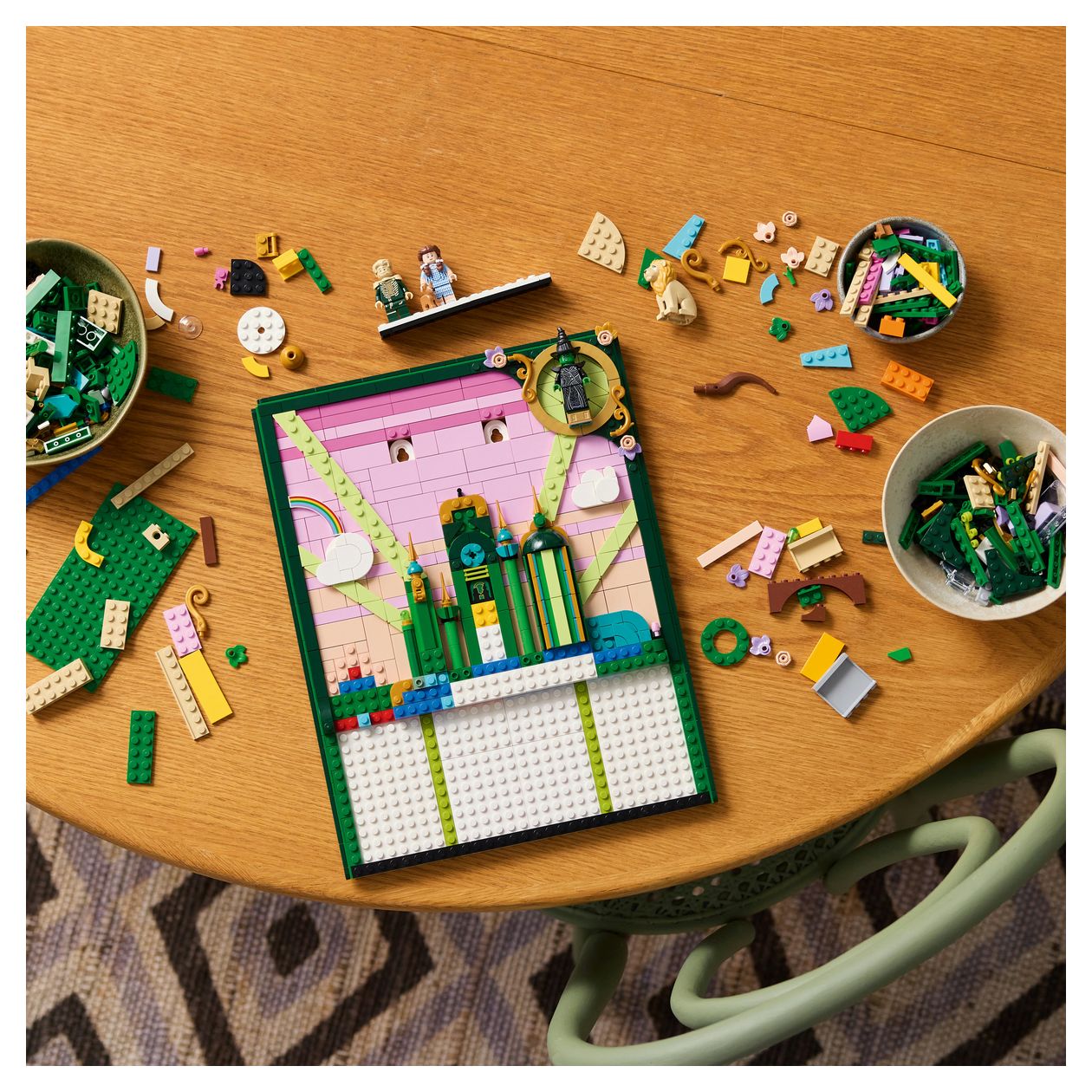 Wicked Emerald City Wandkunst Bauset 1518 Teile  (Mehrfarbig) 