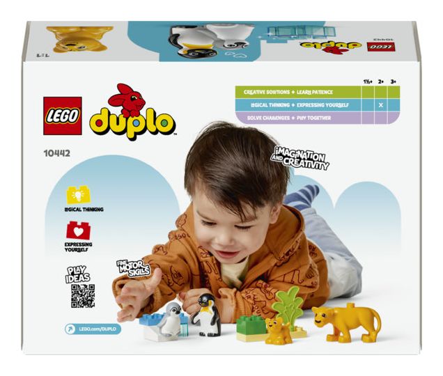 Wildtier-Familien: Pinguine und Löwen 