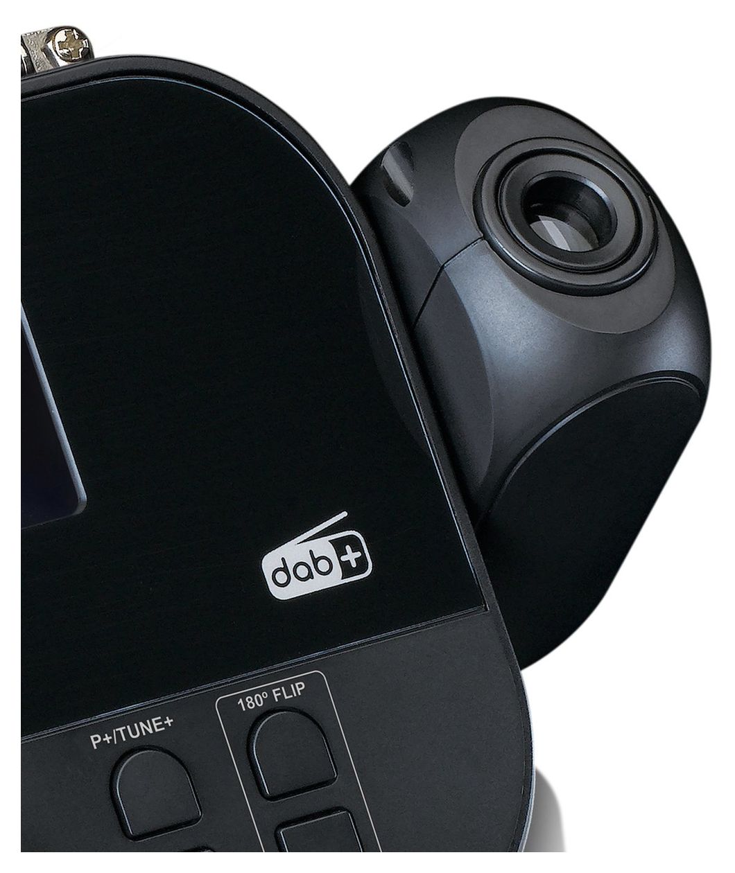 CR-615 DAB+, FM Radio Uhr  (Schwarz) 