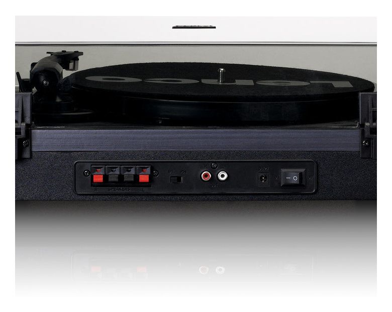 LS-301 Audio-Plattenspieler mit Riemenantrieb  (Schwarz) 