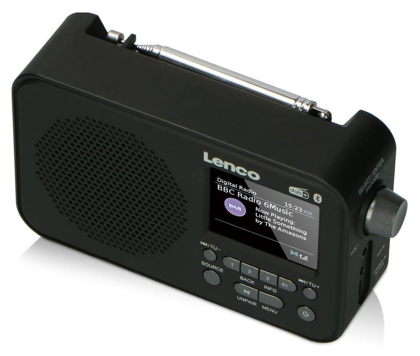 PDR-035 Bluetooth DAB+, FM Radio (Schwarz, Grau) 