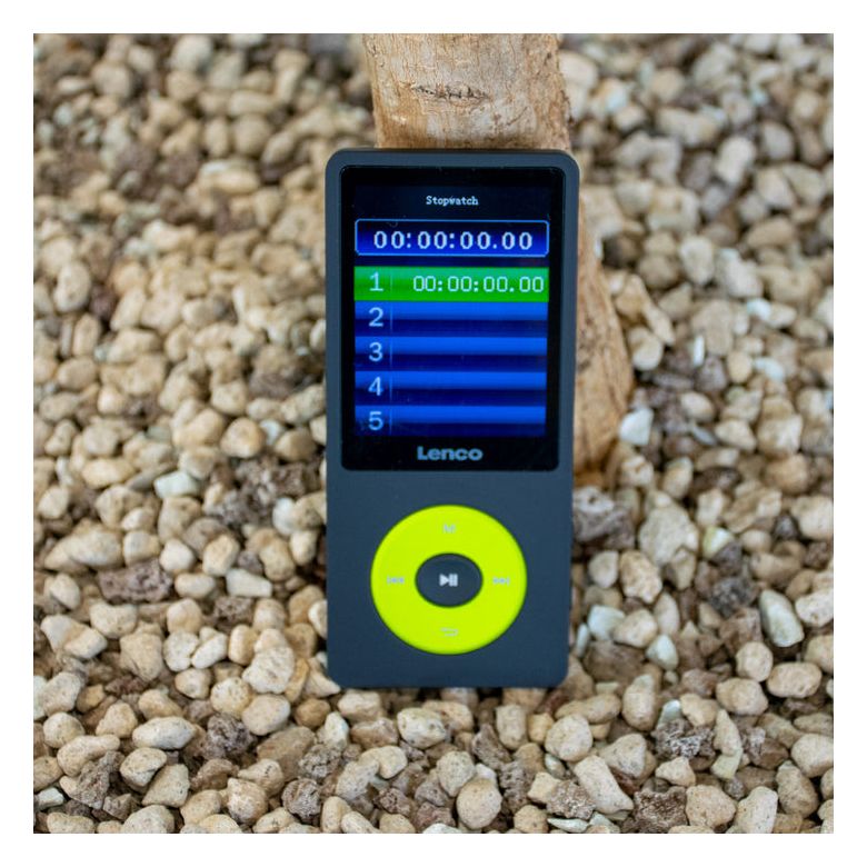 Xemio-860 MP3 Spieler 8 GB  (Schwarz, Limette) 