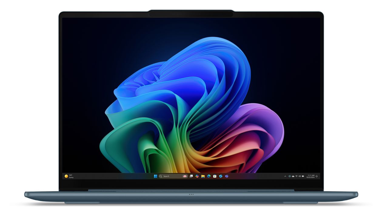 Yoga Slim 7 14AKP10 Copilot+ 2K Ultra HD Notebook 35,6 cm (14 Zoll) 2880 x 1800 Pixel 1 TB SSD Windows 11 Home AMD Ryzen 7 max. 5 GHz  (Türkis) 
