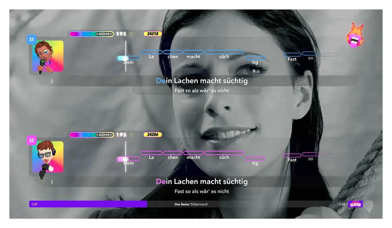 Let's Sing 2025 German Version [+ 2 Mics] (PlayStation 4) 