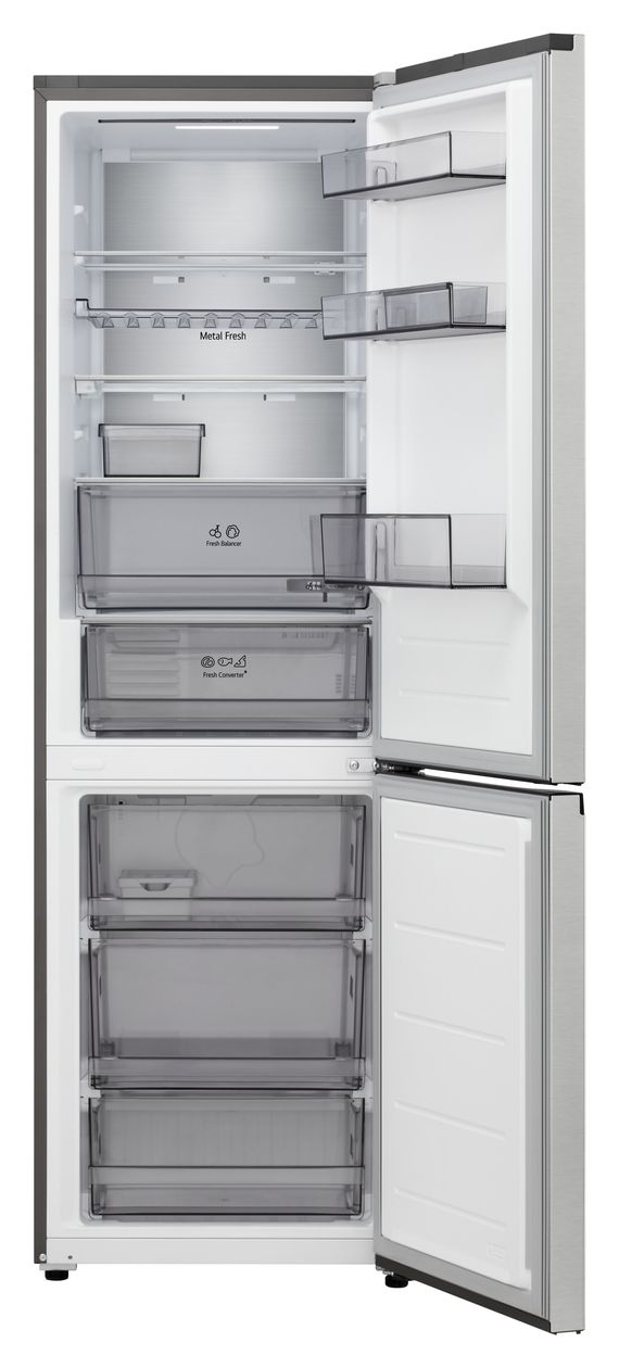 GBBS514CPY 220 l / 113 l Kühl-Gefrierkombi freistehend NoFrost 169 kWh Jahr  (Silber) 