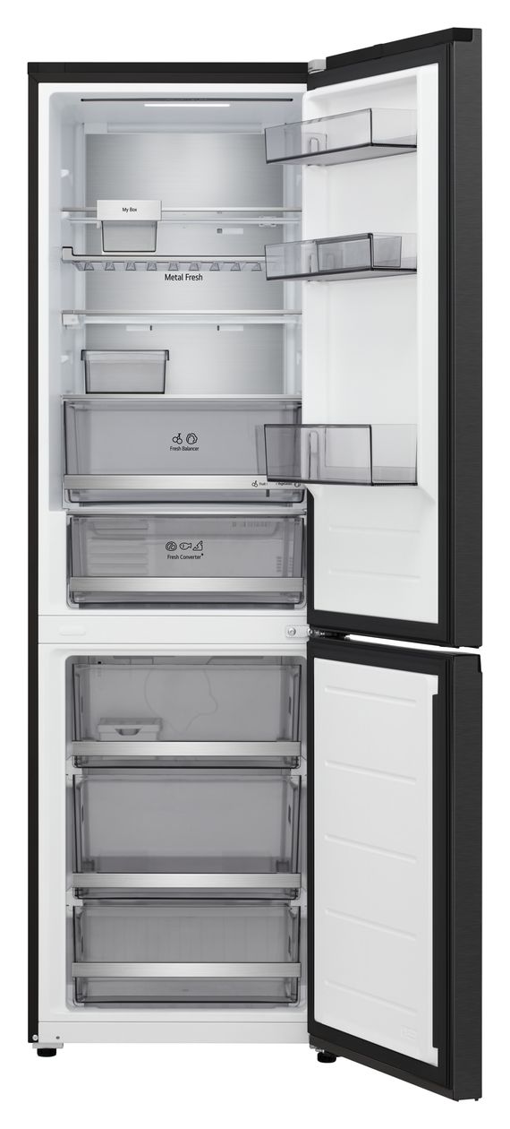 GBBS716AEV 220 l / 113 l Kühl-Gefrierkombi freistehend 108 kWh Jahr  (Schwarz) 