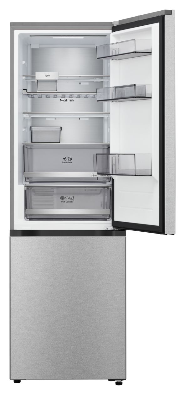 GBBS716AMB 220 l / 113 l Kühl-Gefrierkombi freistehend NoFrost 108 kWh Jahr  (Metallisch) 