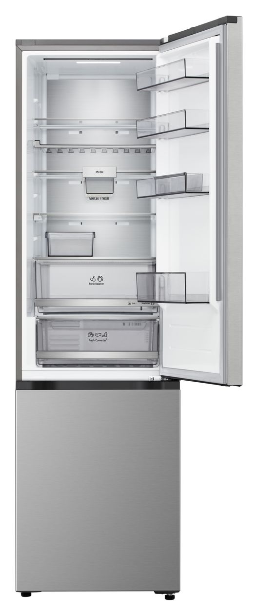 GBBS726BPY 262 l / 113 l Kühl-Gefrierkombi freistehend NoFrost 139 kWh Jahr  (Silber) 
