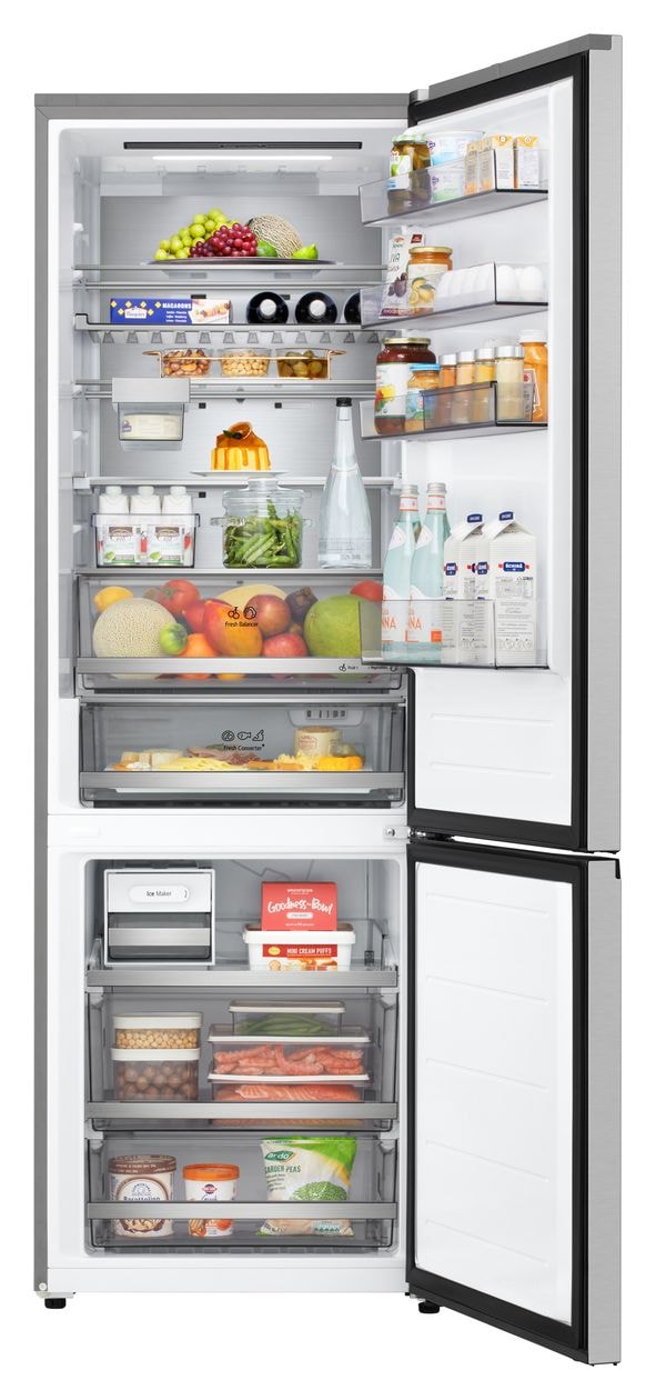 GBBW726CPY 326 l / 139 l Kühl-Gefrierkombi freistehend NoFrost 191 kWh Jahr  (Silber) 
