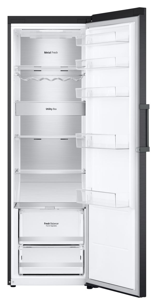 GLM71MCCSX 386 l / 386 l Kühlschrank freistehend EEK: C 77 kWh Jahr  (Schwarz) 