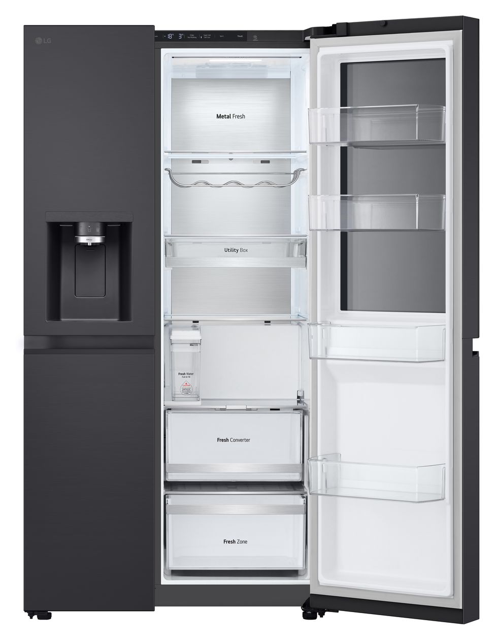 GSGE91EVAC Side-by-Side Kühl-/ Gefrierkombination 407 l / 221 l 220 kWh 1790 mm x 913 mm  (Schwarz) 