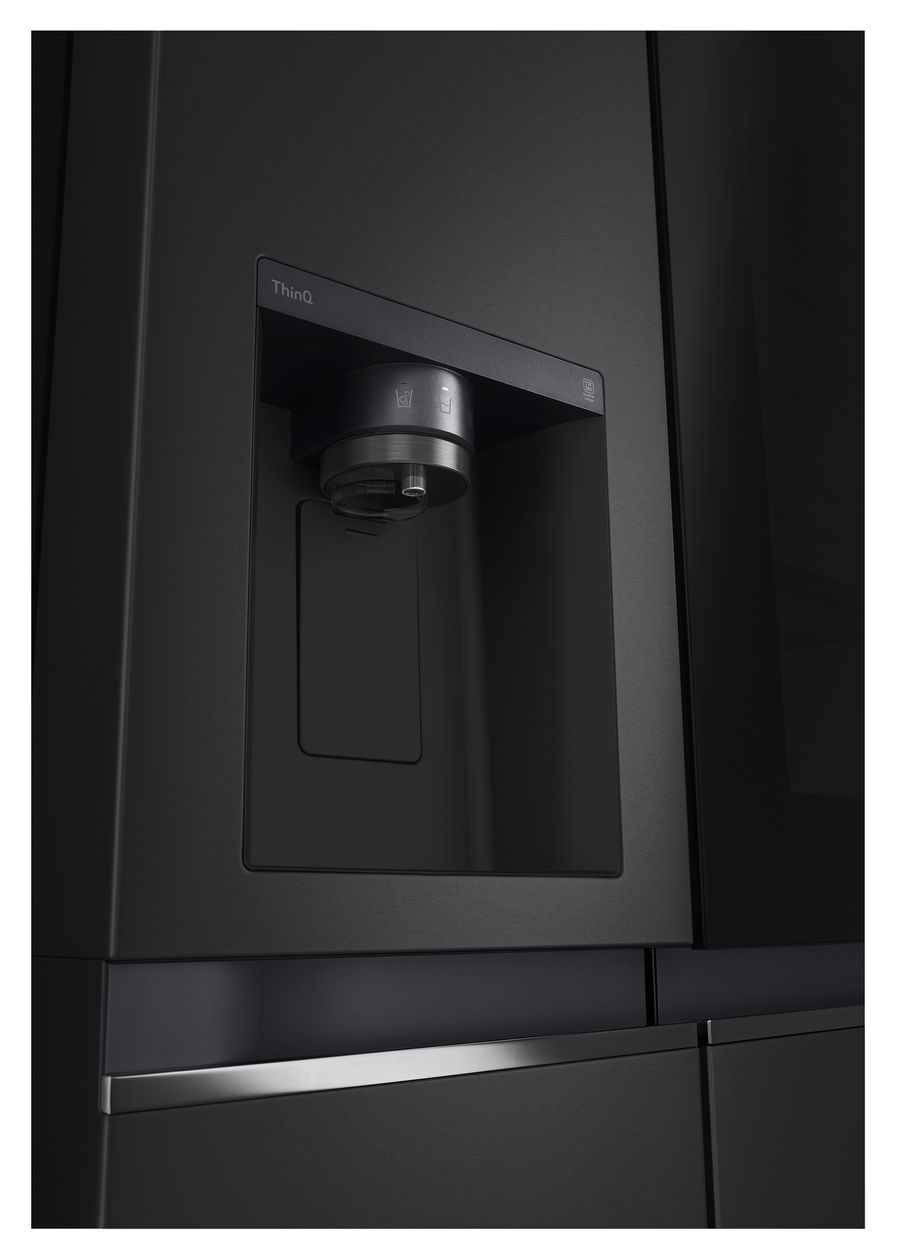 GSGV81EPLL Side-by-Side Kühl-/ Gefrierkombination 416 l / 219 l 350 kWh NoFrost 1790 mm x 913 mm  (Schwarz) 