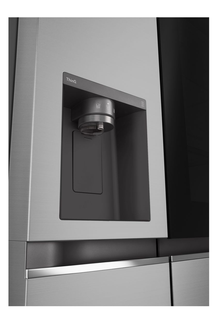 GSGV81PYLL Side-by-Side Kühl-/ Gefrierkombination 416 l / 219 l 350 kWh NoFrost 1790 mm x 913 mm  (Silber) 