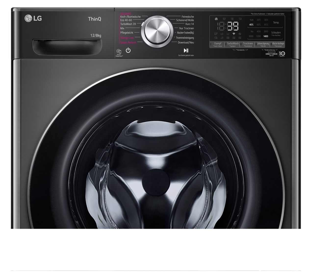 V9WD128H2B 12 kg 8 kg Waschtrockner 1400 U/min 