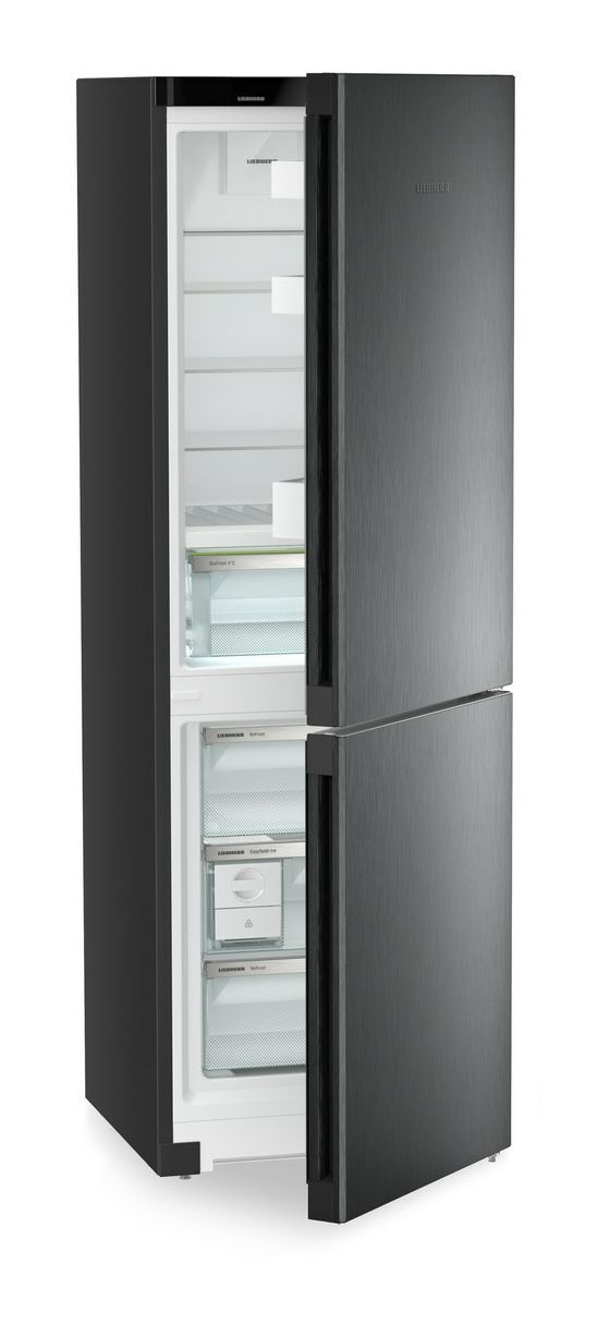 CBNbda5223-22 218 l / 103 l Kühl-Gefrierkombi freistehend NoFrost 109 kWh Jahr  (Schwarz) 