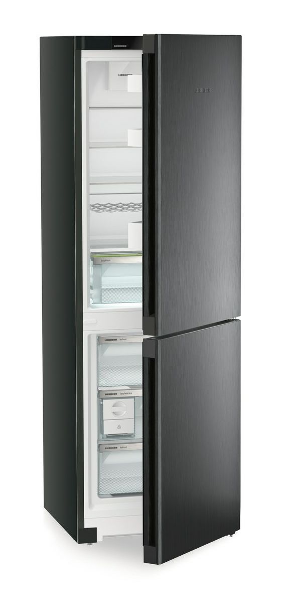 CNbdb5223-22 227 l / 103 l Kühl-Gefrierkombi freistehend NoFrost 128 kWh Jahr  (Schwarz) 