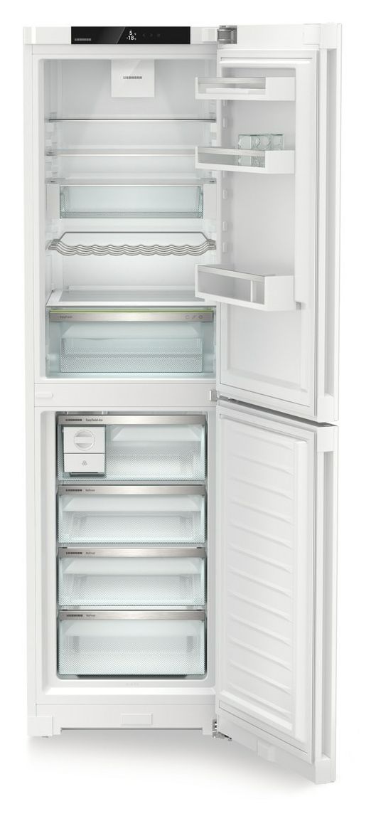CNc5724-22 227 l / 132 l Kühl-Gefrierkombi freistehend NoFrost 168 kWh Jahr  (Weiß) 