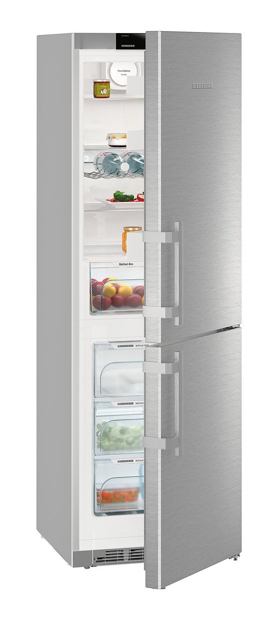 CNief4335-21 Comfort 220 l / 101 l Kühl-Gefrierkombi freistehend NoFrost  (Silber) 